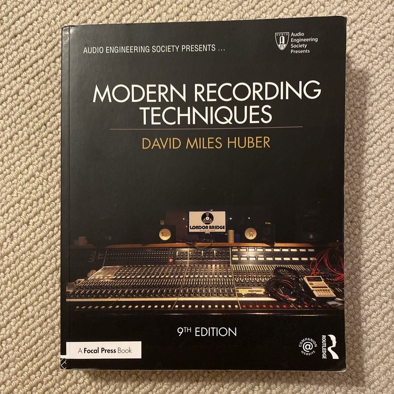 Modern Recording Techniques by David Miles Huber (9th Edition) Paperback