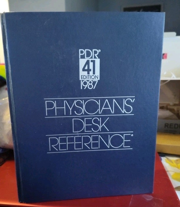 Physicians’ Desk Reference 41st Edition 1987 Hardcover